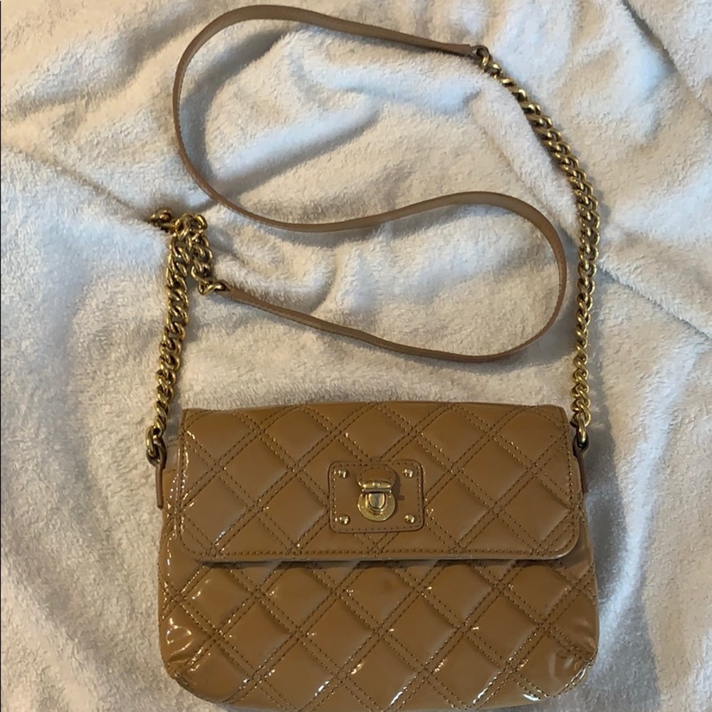 Marc Jacobs Patent Leather Quilted Crossbody Bag